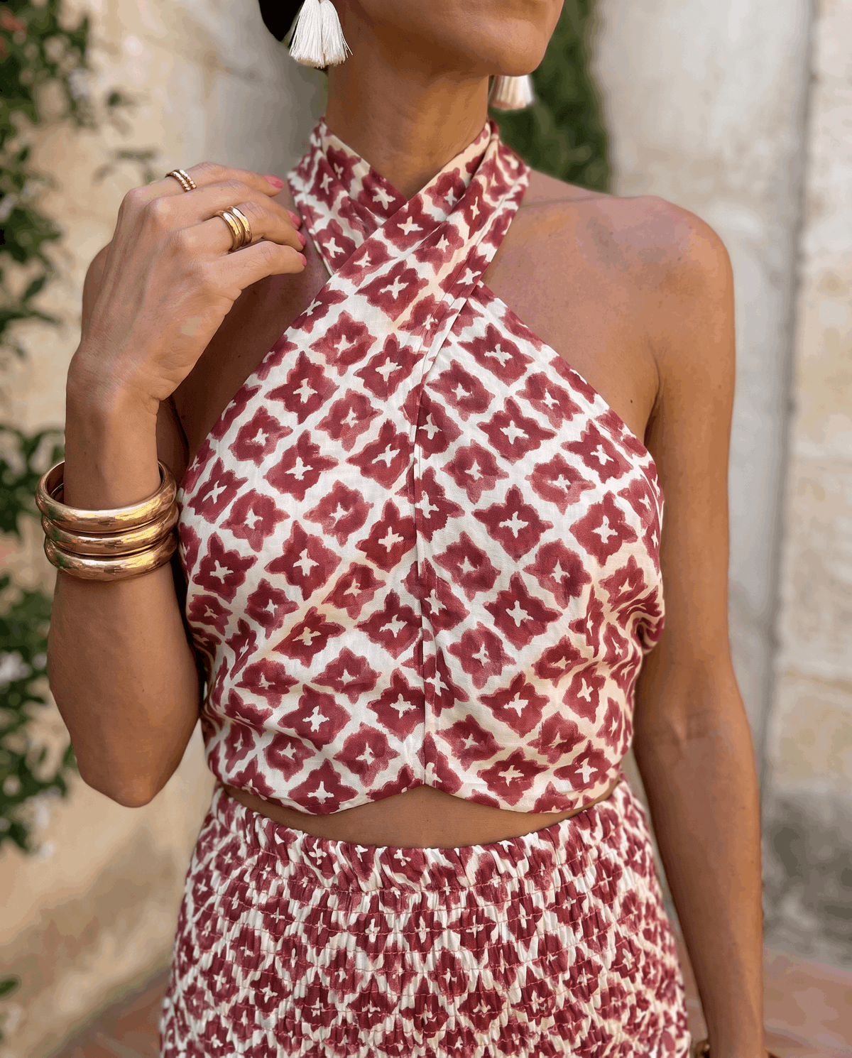 Justa™ | Conjunto de Dos Piezas con Cuello Halter