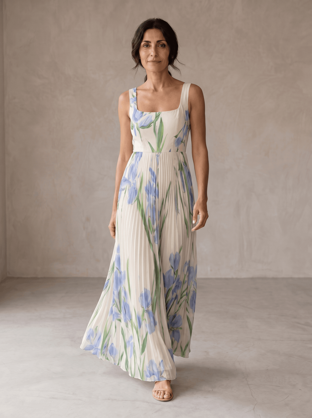 Oriah | Vestido Maxi Línea A Floral